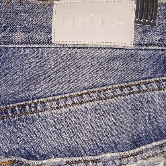Pistola Distressed Ladies Cut Off  Shorts Size 27 Belt Loops - Picture 7 of 9